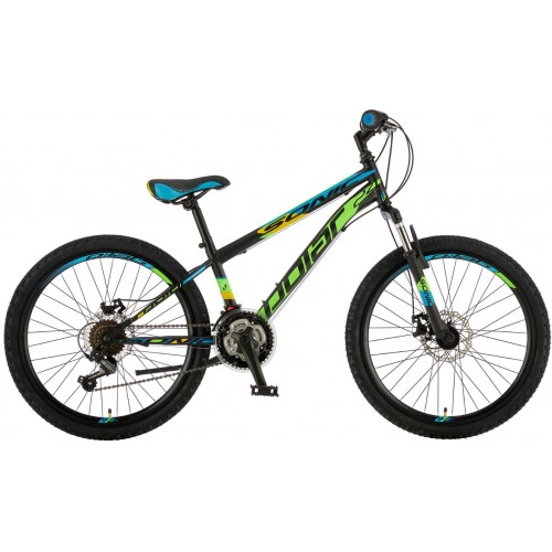 Biçikletë për fëmijë / POLAR SONIC 24 black-green-blue - 22