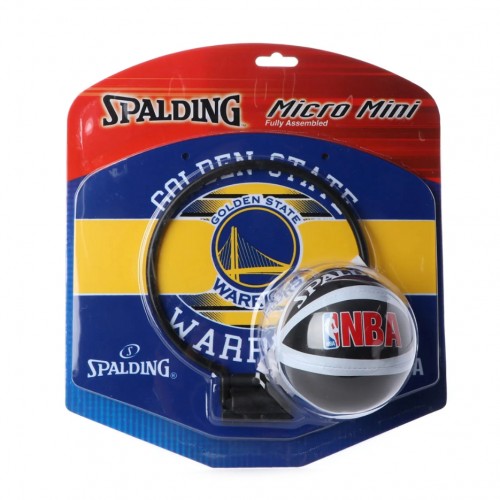 Mini basketboll set për fëmijë / Spalding Golden State Warriors 77-642Z