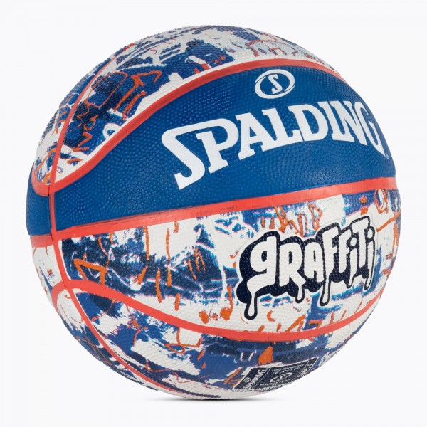 Top Basketbolli Blue Red Grafiti, nr.7 / Spalding - 84-377Z