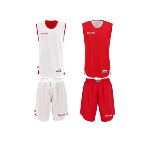 Fanela basketbolli set dyanëshe, Red/White - Spalding