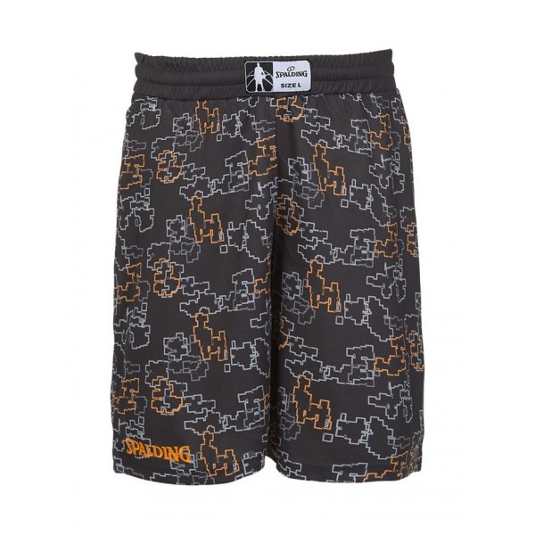 Shorce për basketboll - black/orange - Spalding