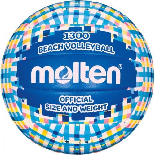 Top volejbolli, për plazh / Molten - V5B1300-CB Beachvolleybal blue, nr.5
