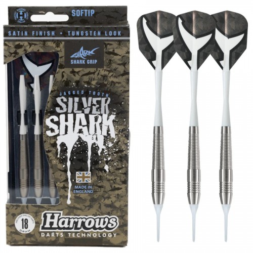 Shigjeta për pikado / Harrows - Softip Silver Shark Darts