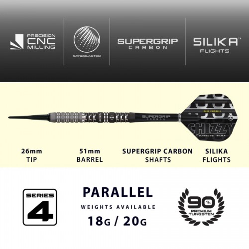 Shigjeta për pikado / Harrows - CHIZZY 90% SERIES 4 - SOFTIP