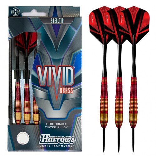 Shigjeta për pikado / Harrows - VIVID RED - Steeltip