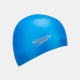 Kapelë për not / Speedo - MOULDED SILC CAP AU BLUE/SILVER
