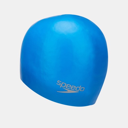 Kapelë për not / Speedo - MOULDED SILC CAP AU BLUE/SILVER Kapelë për not / Speedo - MOULDED SILC CAP AU BLUE/SILVER