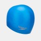 Kapelë për not / Speedo - MOULDED SILC CAP AU BLUE/SILVER