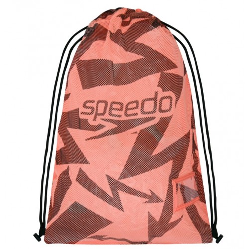 Çantë për pishinë / Speedo - PRINTED MESH BAG AU PINK/BLACK