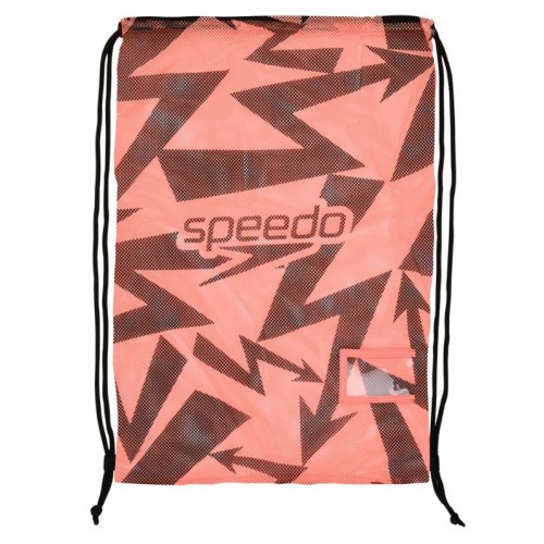 Çantë për pishinë / Speedo - PRINTED MESH BAG AU PINK/BLACK
