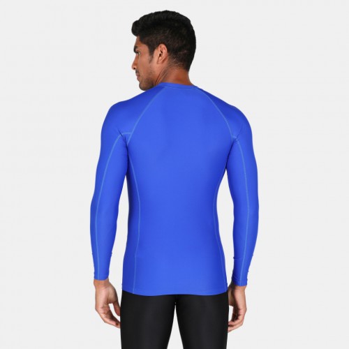 Sweatshirt me mang të gjata për not për meshkuj / Speedo ESS LS SP TOP AM Blue/White