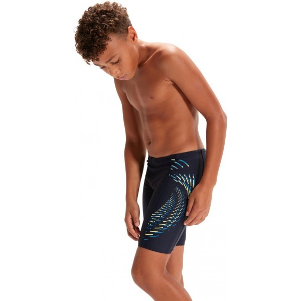 Shorce për not për fëmijë / Speedo - PLMT PRNT JAM JM NAVY/GREEN