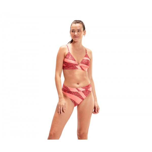 Bikini për femra / Speedo - BANDED TRI 2PC ALV PRT AF ORANGE/RED