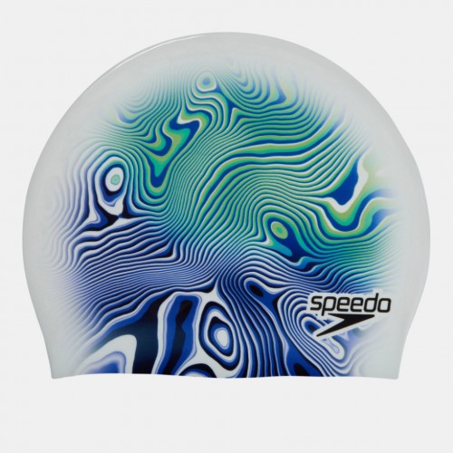 Kapelë për not / Speedo - Digital printed cap Adult Blue/Green