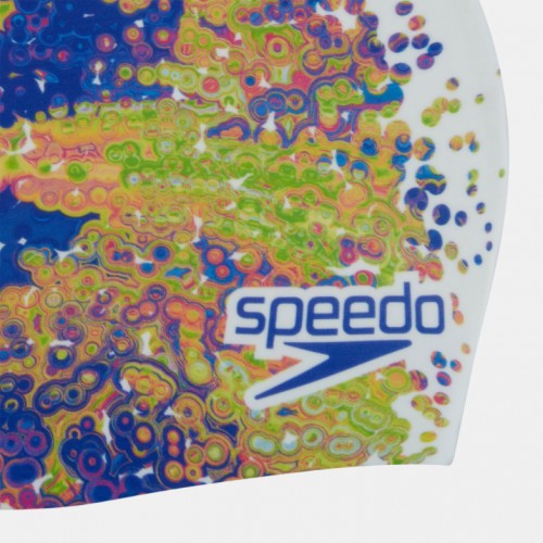 Kapelë për not / Speedo - Digital printed cap JU White/green