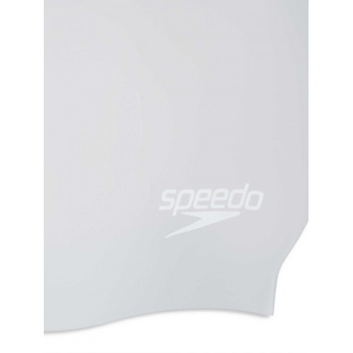 Kapelë për not, për flokë të gjata / Speedo - LONG HAIR CAP AU SILVER/WHITE