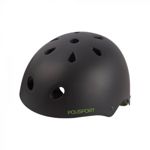 Helmet për çiklizëm, për fëmijë / Polisport - URBAN RADICAL black-green 53-55