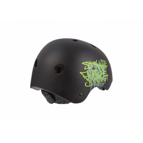 Helmet për çiklizëm, për fëmijë / Polisport - URBAN RADICAL black-green 53-55