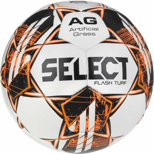 Top futbolli, nr.5 / Select Flash Turf v23 White-orange