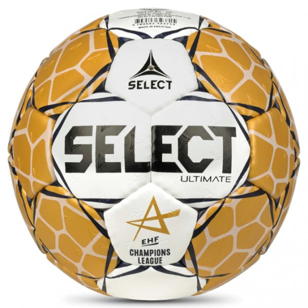 Top hendbolli, nr.3 / Select Cham League ULTIMATE Official EHF wht/gold