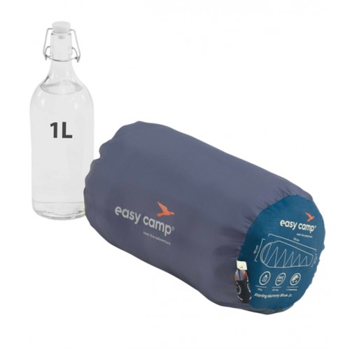 Thes për fjetje - Junior / Easy Camp - Sleeping Bag Starling Mummy Blue - JR