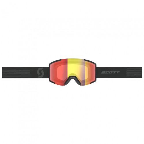 Syza për skijim / SCOTT SHIELD LS mineral black-AMP light sensitive red chrome S2-3