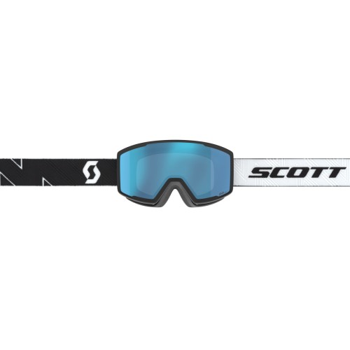 Syza për skijim / SCOTT FACTOR PRO black-white-AMP aurora green chrome S1