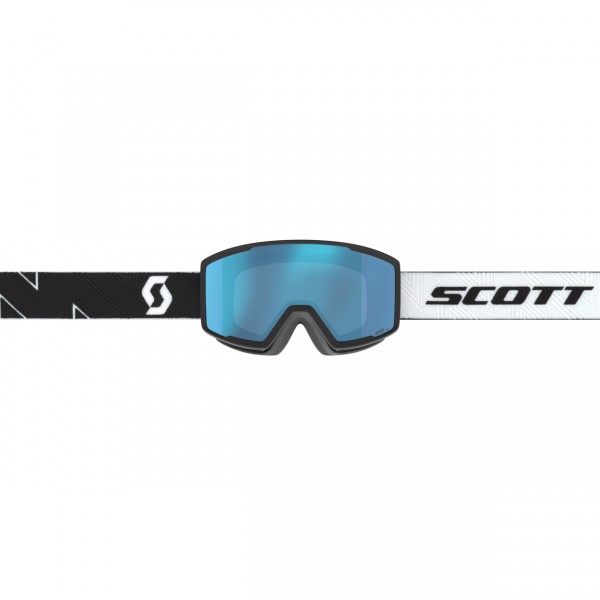 Syza për skijim / SCOTT FACTOR PRO black-white-AMP aurora green chrome S1