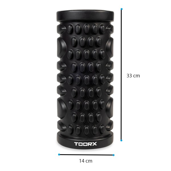 Cilindër masazhues, e zezë / Toorx - Foam roller - 33cmx fi 14 cm - AHF-044