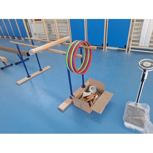 Sportingu përfundon me sukses projektin e rradhës në Maqedoninë e Veriut për furnizimin me pajisje sportive - Sallën e Edukatës Fizike për Shkollën Fillore 9 - vjeçare ''Zini Hani'' - Veleshtë