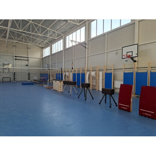 Sportingu përfundon me sukses projektin e rradhës në Maqedoninë e Veriut për furnizimin me pajisje sportive - Sallën e Edukatës Fizike për Shkollën Fillore 9 - vjeçare ''Zini Hani'' - Veleshtë