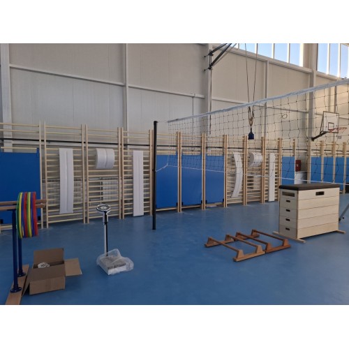 Sportingu përfundon me sukses projektin e rradhës në Maqedoninë e Veriut për furnizimin me pajisje sportive - Sallën e Edukatës Fizike për Shkollën Fillore 9 - vjeçare ''Zini Hani'' - Veleshtë